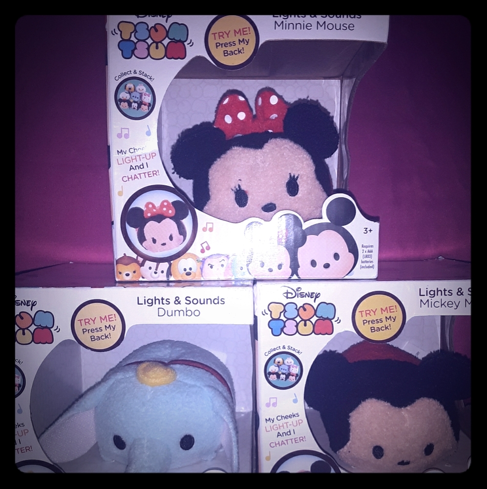 Tsum Tsum Disney Minnie Mickey Dumbo Collectible